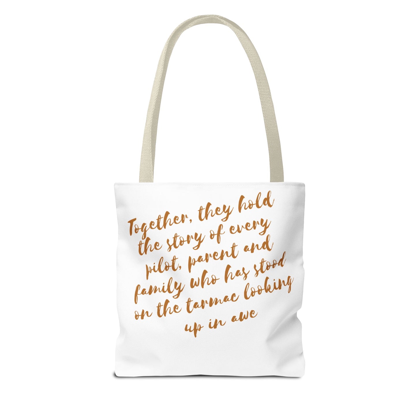 Willows & Wings Travel Tote Bag — Inspirational Family Quote AOP Tote