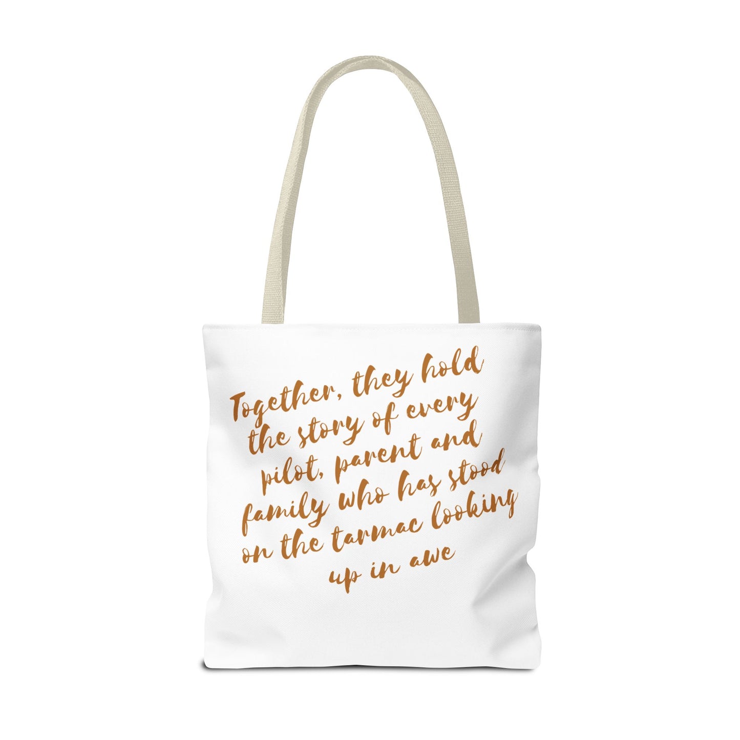 Willows & Wings Travel Tote Bag — Inspirational Family Quote AOP Tote