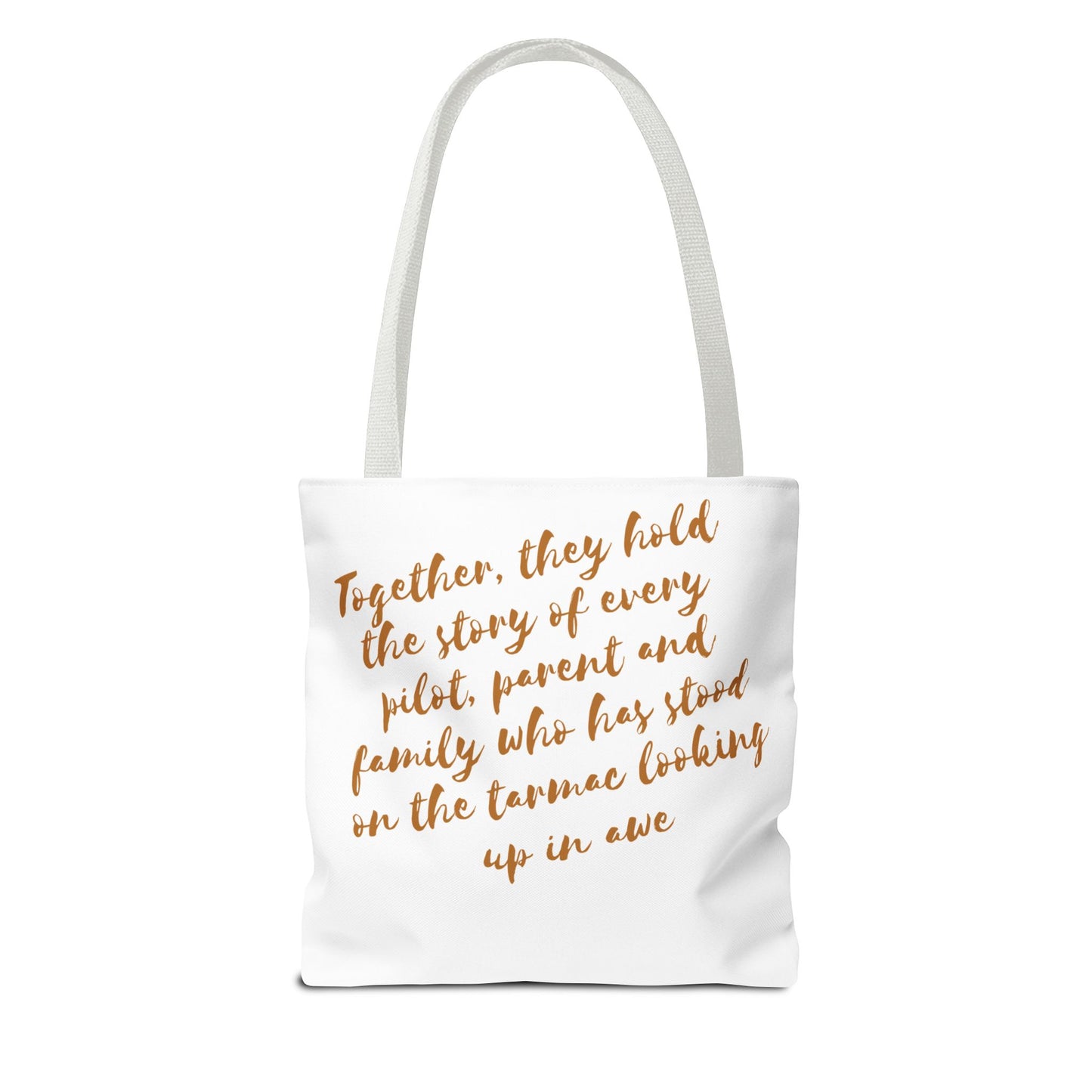 Willows & Wings Travel Tote Bag — Inspirational Family Quote AOP Tote