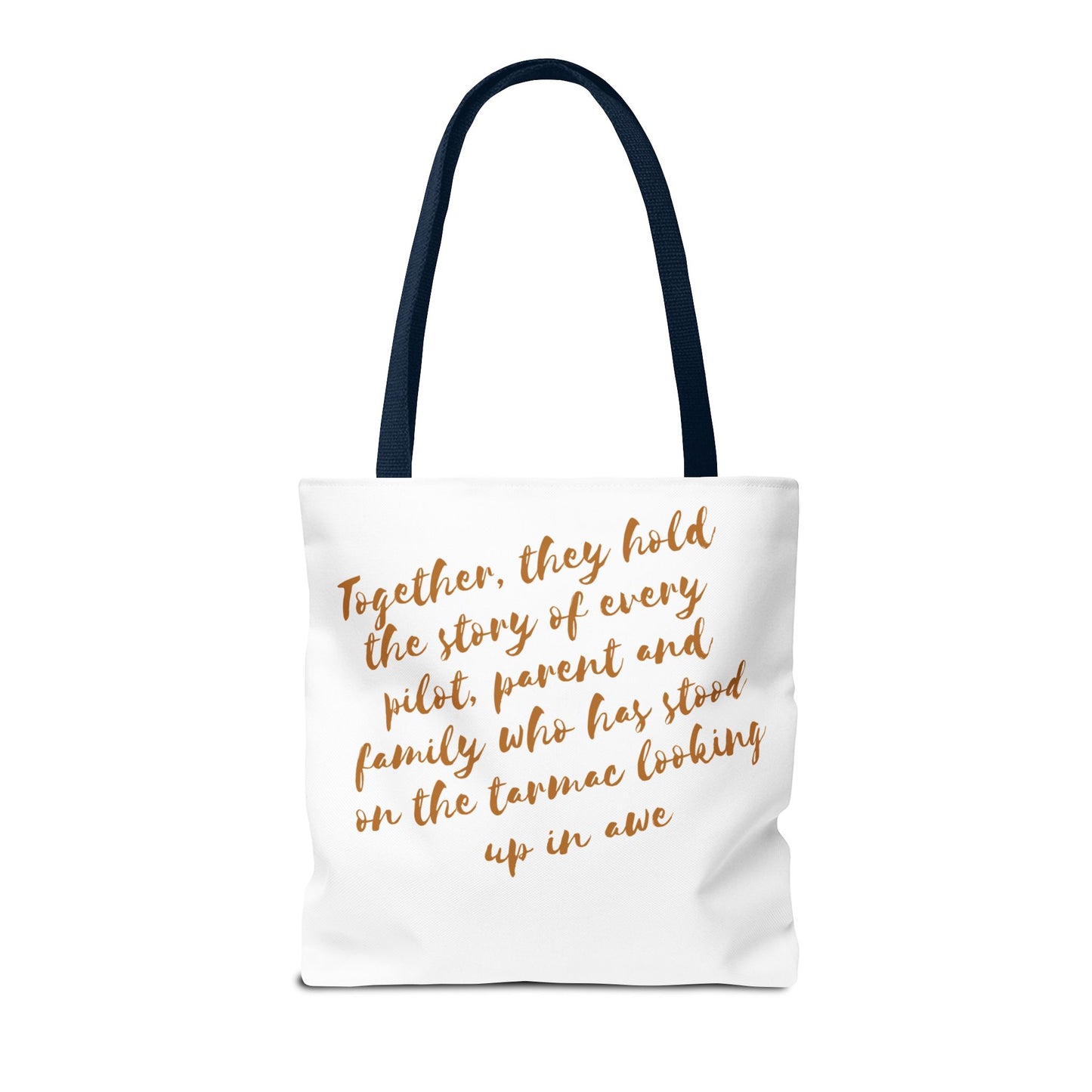 Willows & Wings Travel Tote Bag — Inspirational Family Quote AOP Tote