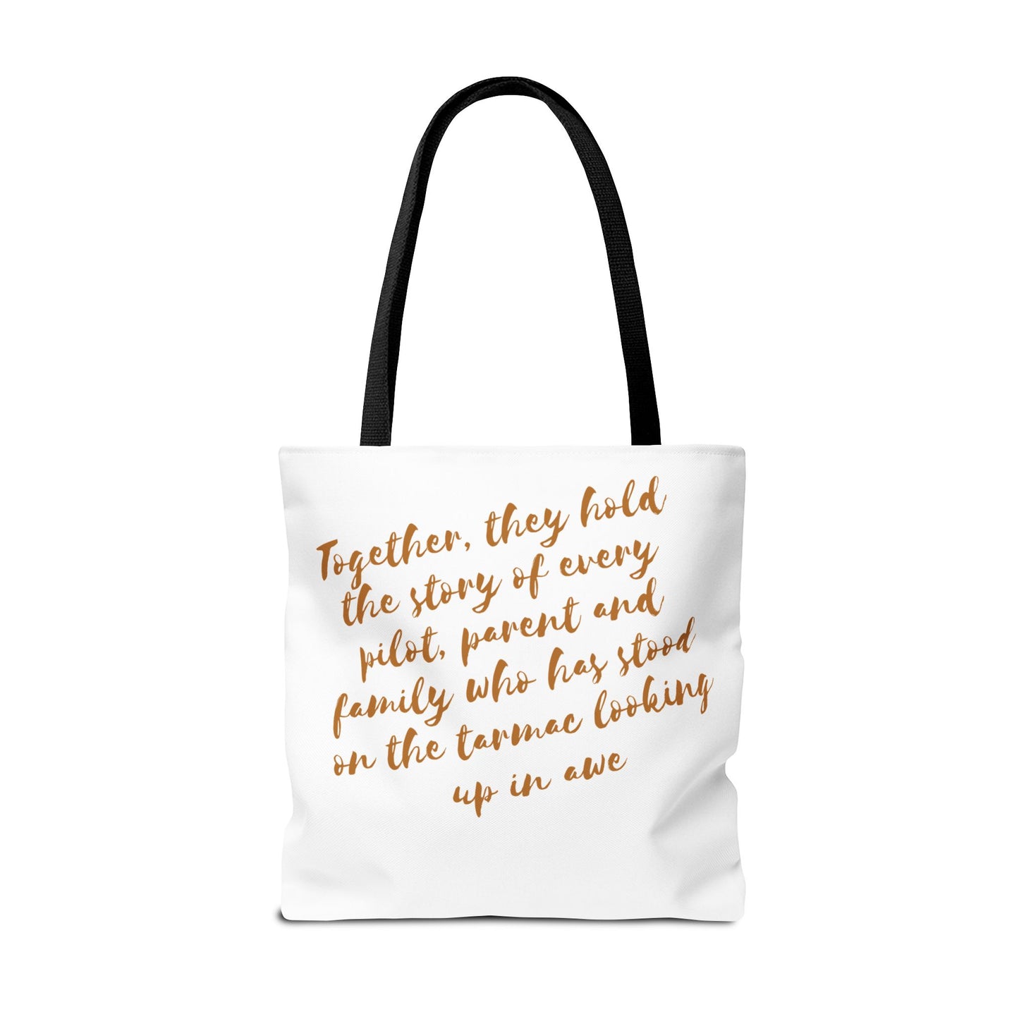 Willows & Wings Travel Tote Bag — Inspirational Family Quote AOP Tote