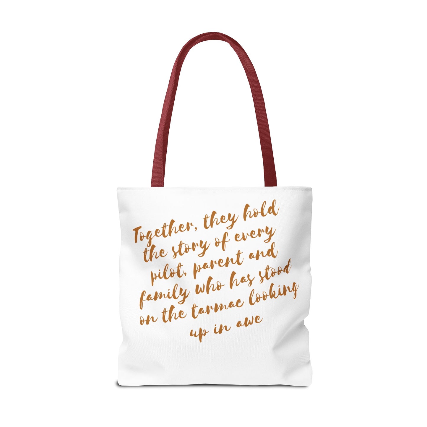 Willows & Wings Travel Tote Bag — Inspirational Family Quote AOP Tote