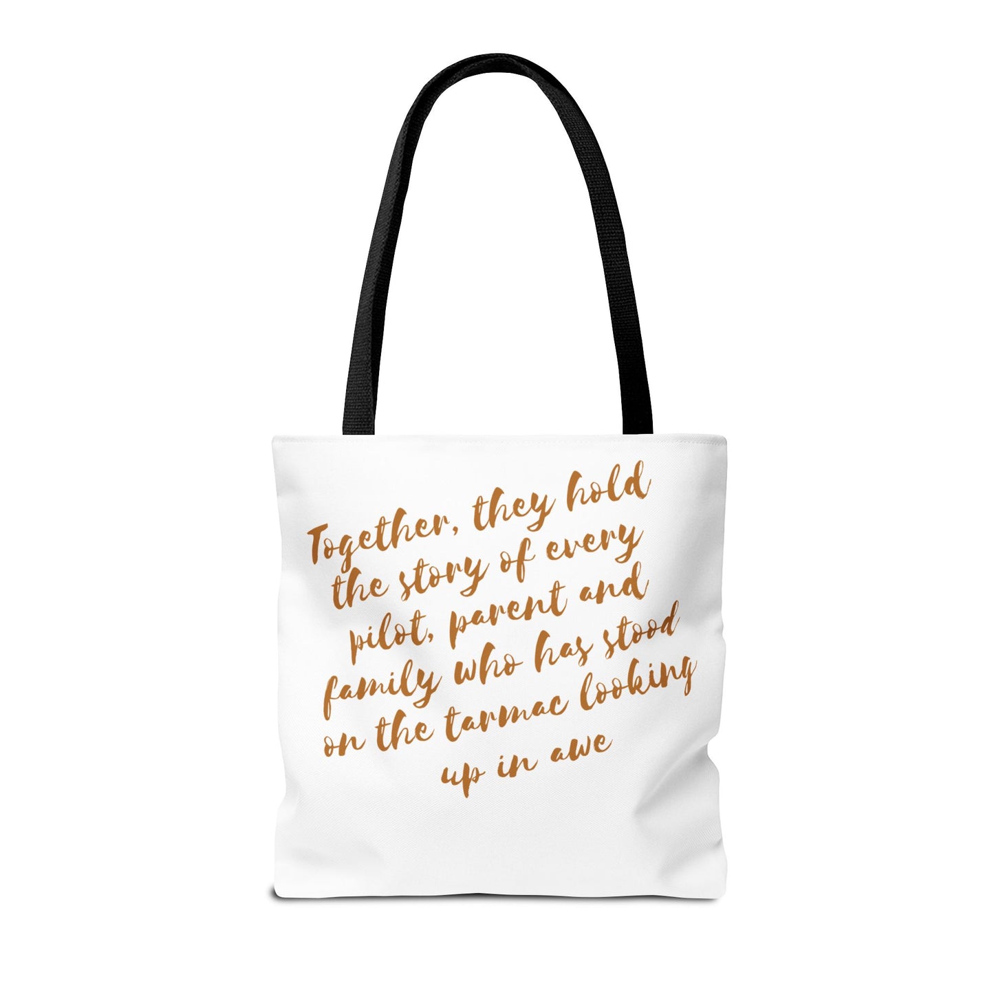 Willows & Wings Travel Tote Bag — Inspirational Family Quote AOP Tote
