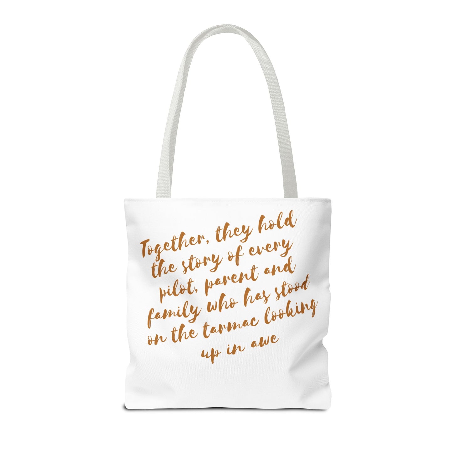 Willows & Wings Travel Tote Bag — Inspirational Family Quote AOP Tote