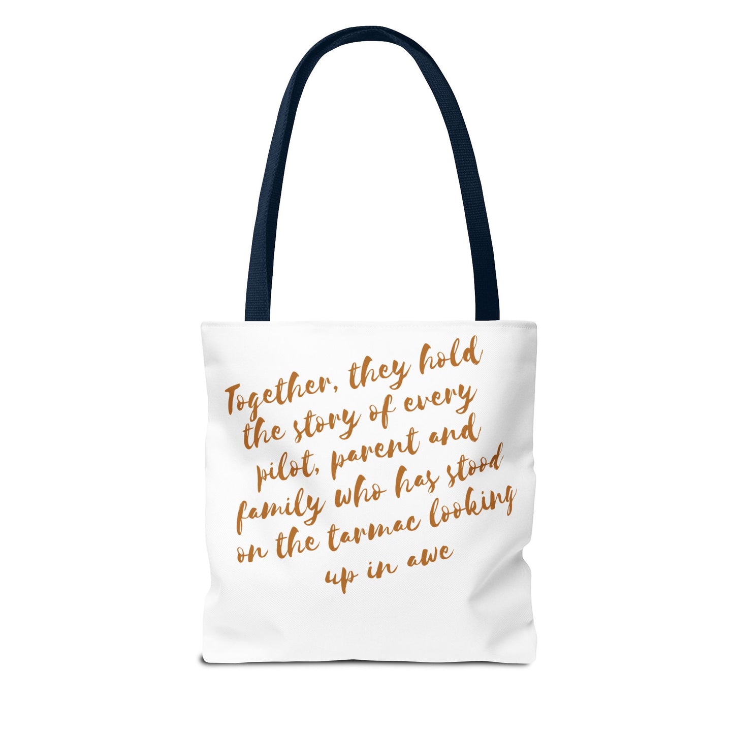 Willows & Wings Travel Tote Bag — Inspirational Family Quote AOP Tote