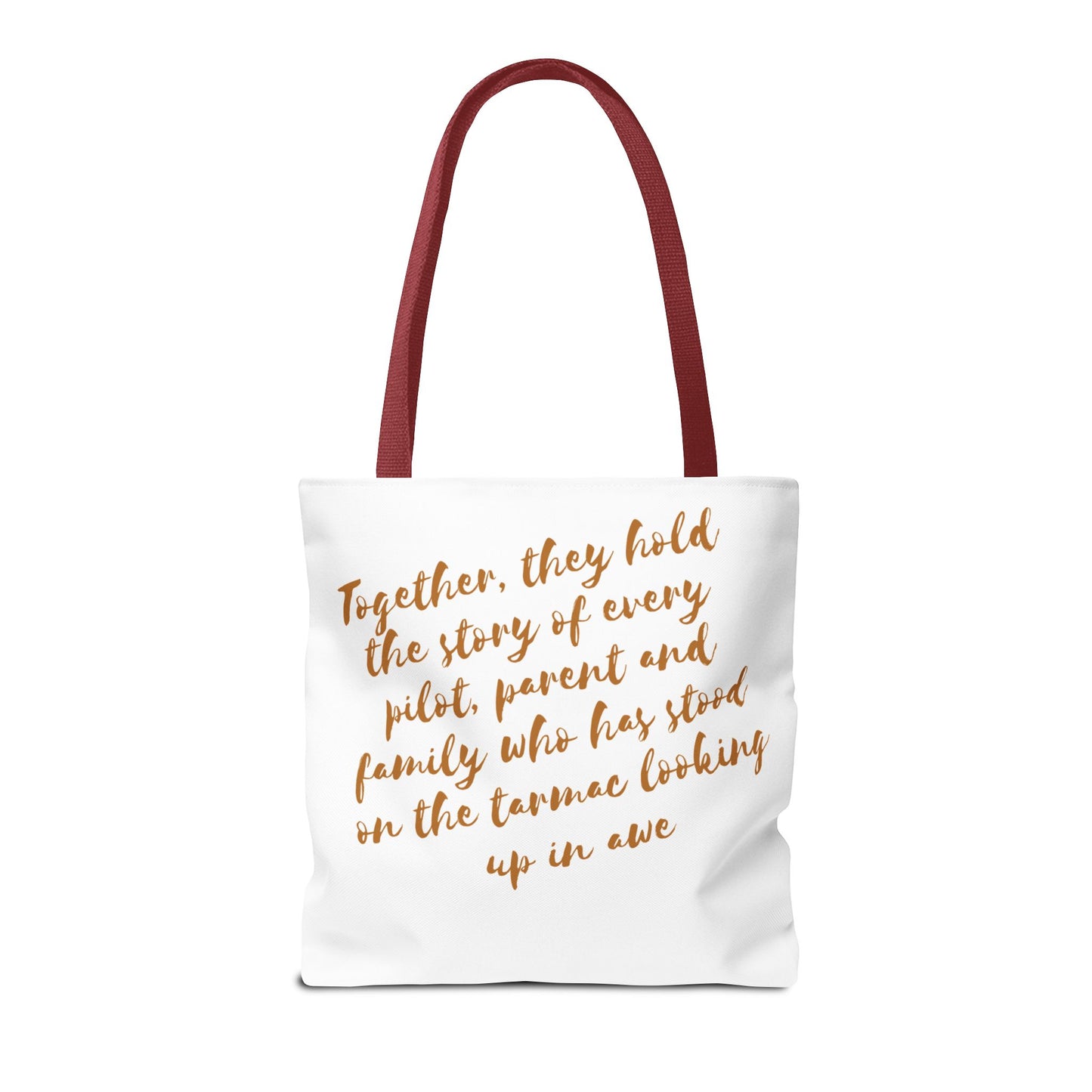 Willows & Wings Travel Tote Bag — Inspirational Family Quote AOP Tote