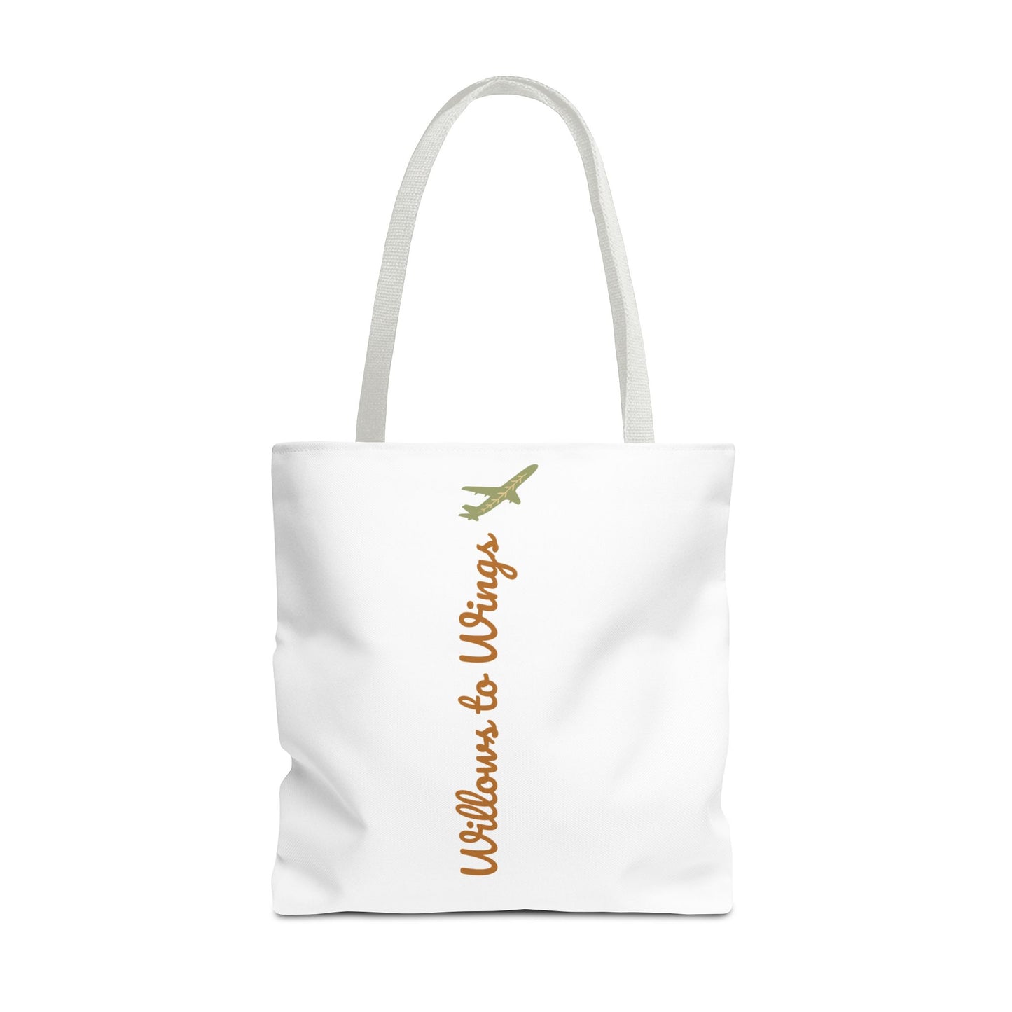 Willows & Wings Travel Tote Bag — Inspirational Family Quote AOP Tote