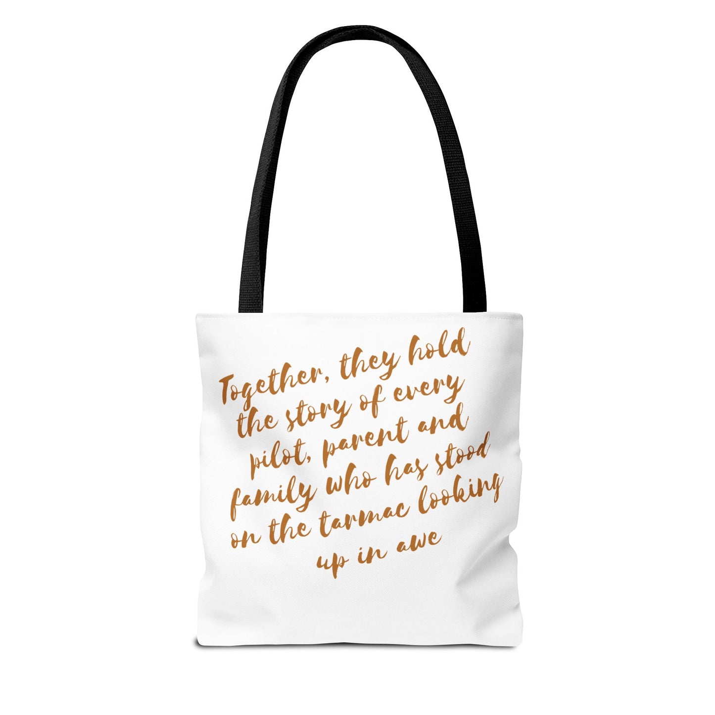 Willows & Wings Travel Tote Bag — Inspirational Family Quote AOP Tote