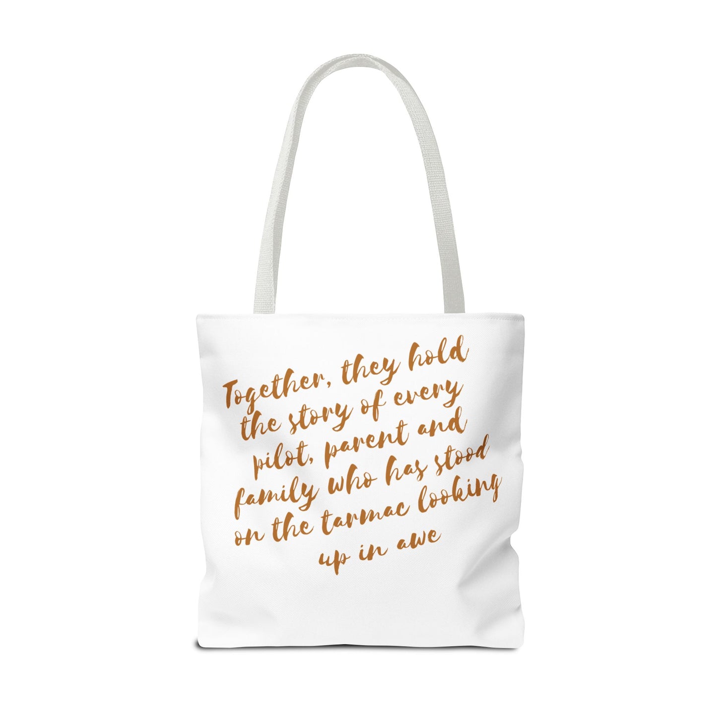 Willows & Wings Travel Tote Bag — Inspirational Family Quote AOP Tote