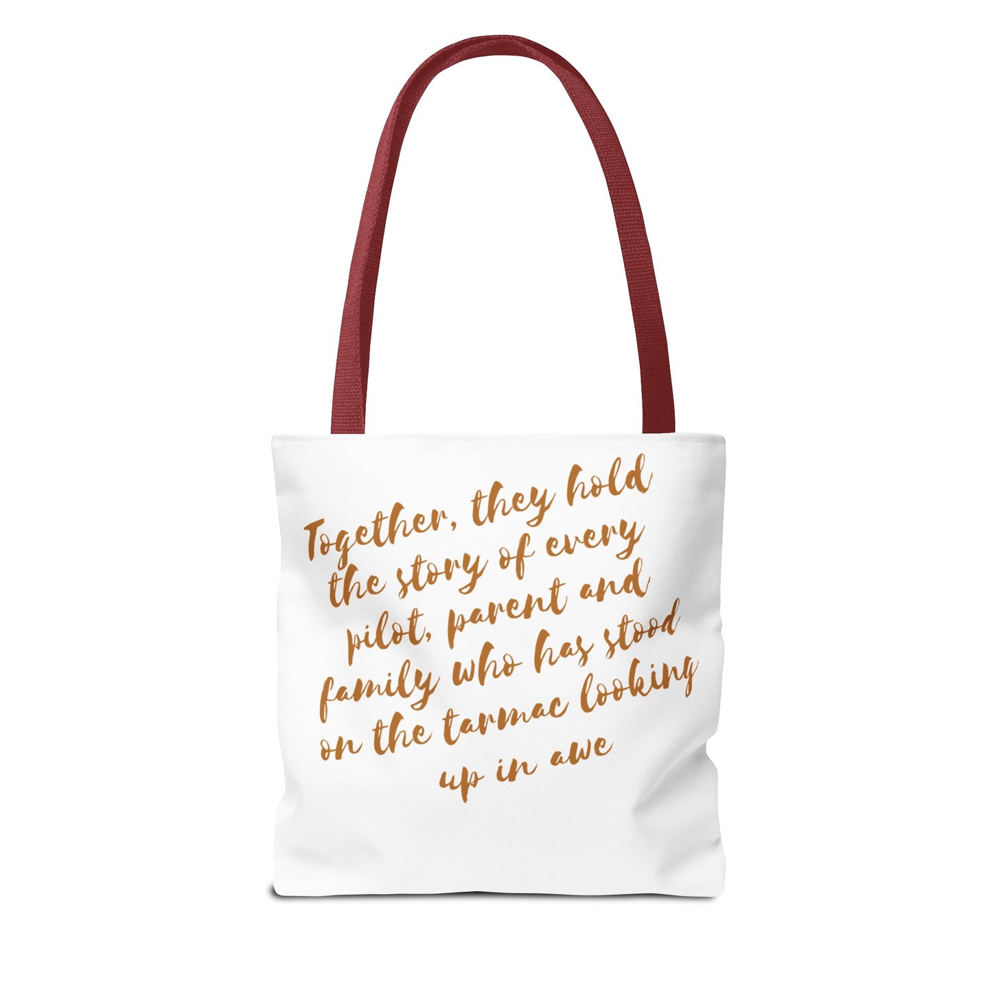 Willows & Wings Travel Tote Bag — Inspirational Family Quote AOP Tote