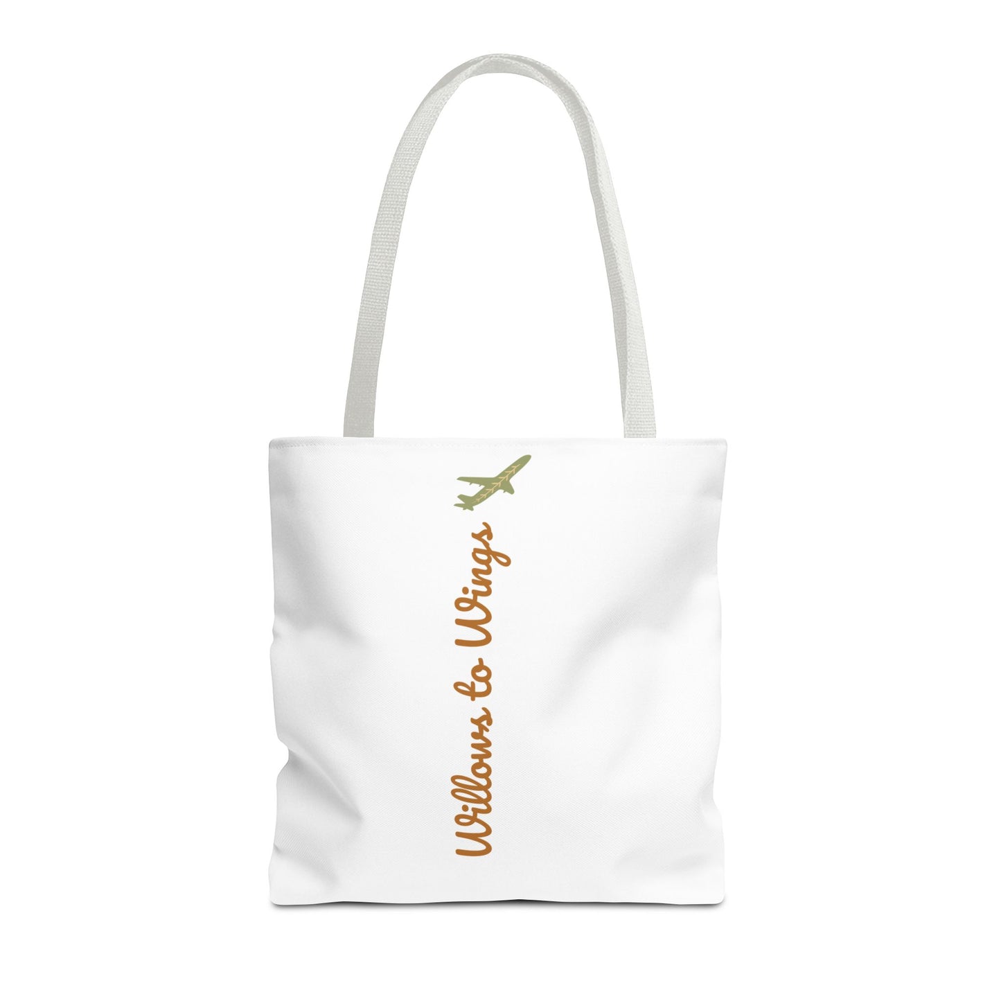 Willows & Wings Travel Tote Bag — Inspirational Family Quote AOP Tote