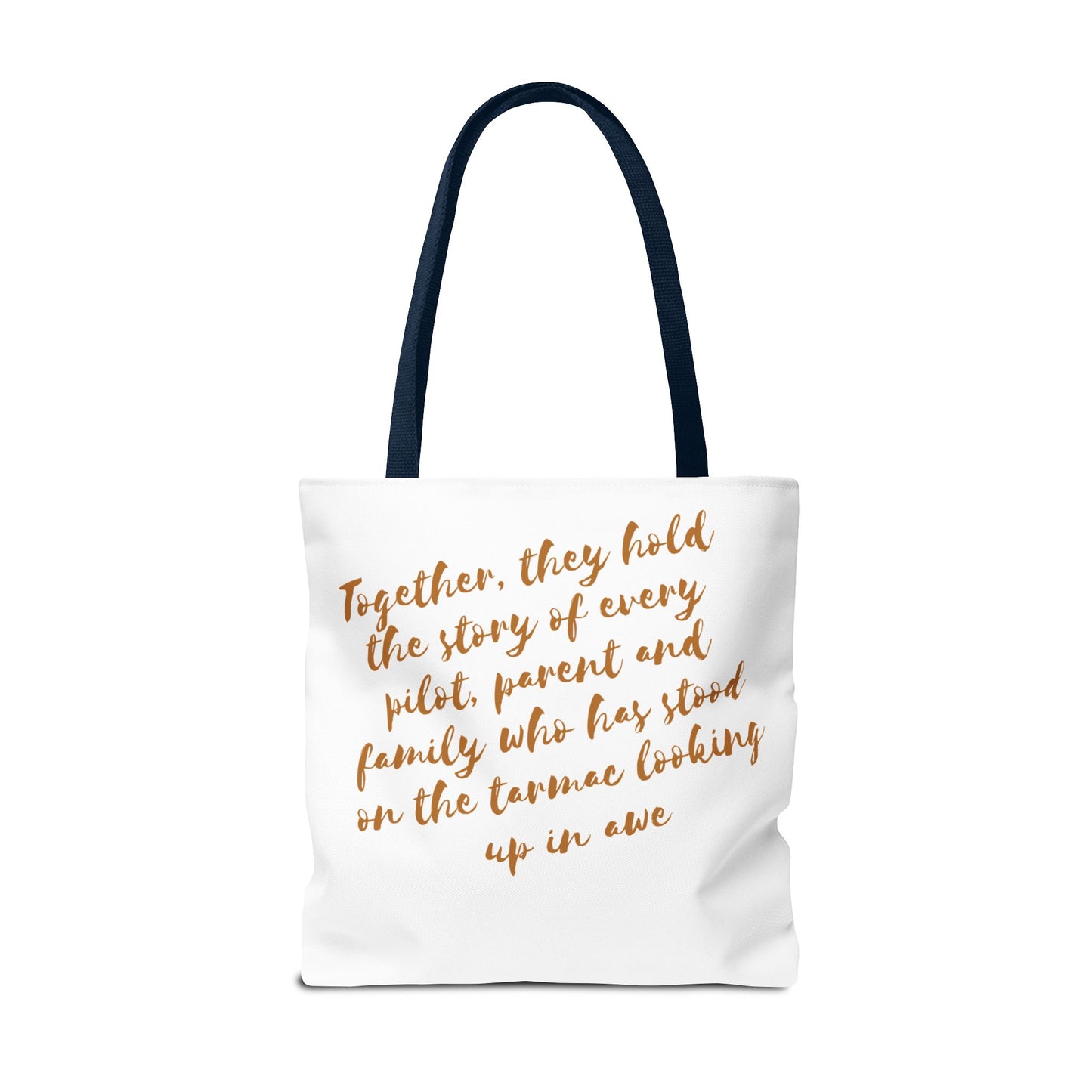 Willows & Wings Travel Tote Bag — Inspirational Family Quote AOP Tote